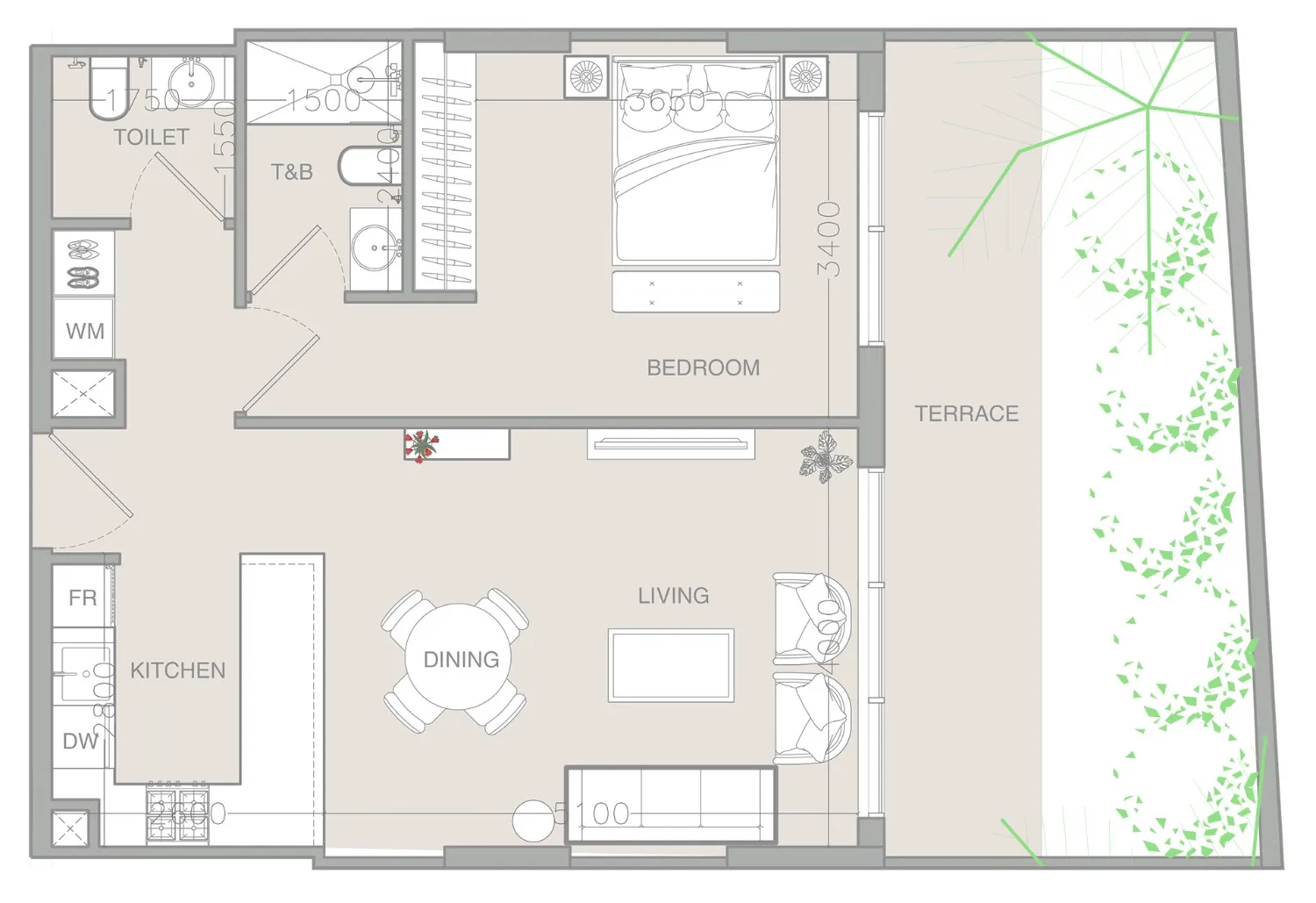 Object 1 IR1DIAN Park floor plan