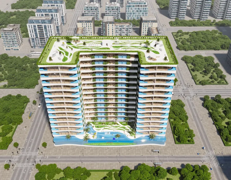 Exterior at Ivy Gardens by Samana in Dubai Land Residence Complex Dubai
