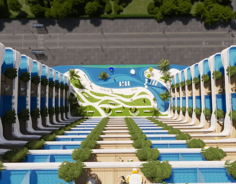 Exterior at Ivy Gardens by Samana in Dubai Land Residence Complex Dubai