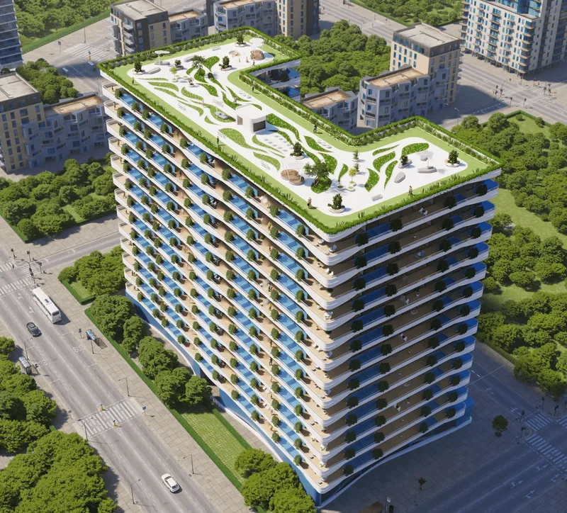 Exterior at Ivy Gardens by Samana in Dubai Land Residence Complex Dubai