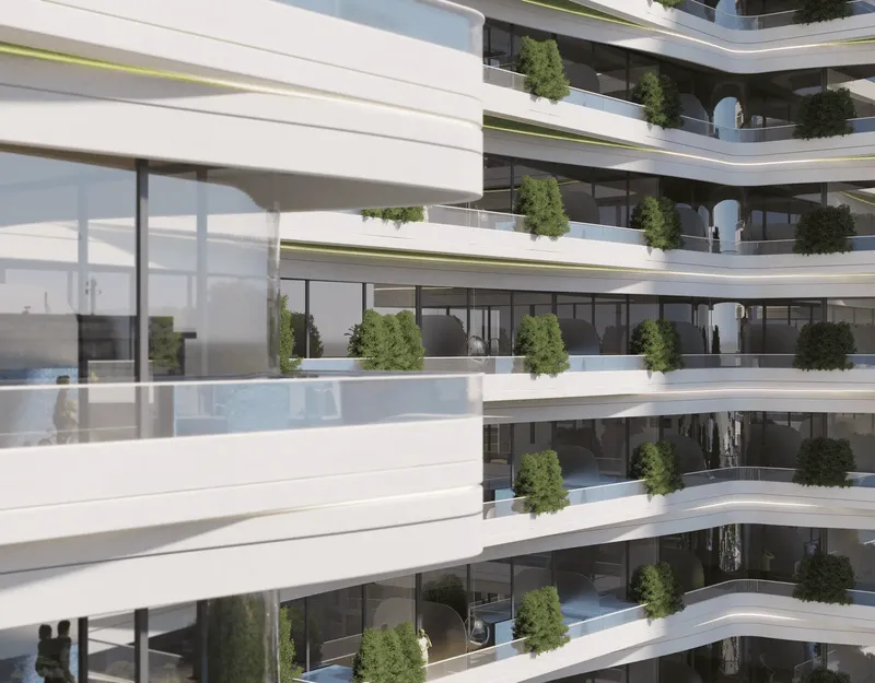 Exterior at Ivy Gardens by Samana in Dubai Land Residence Complex Dubai