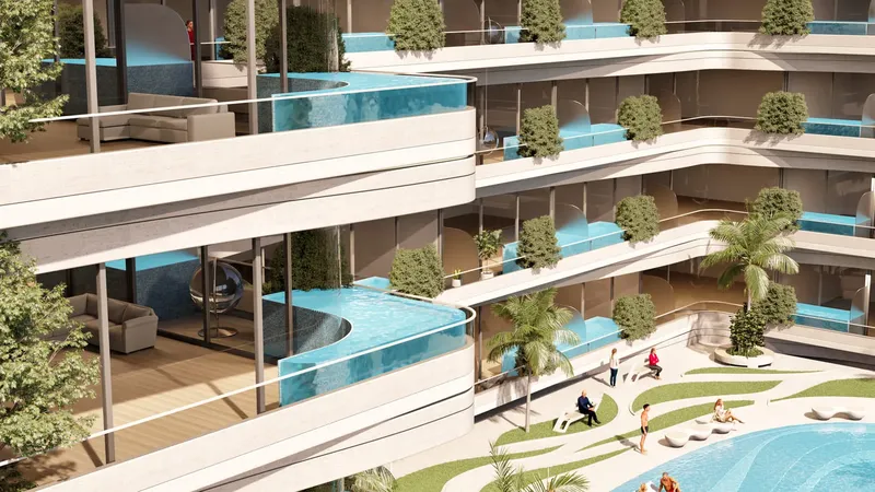 Exterior at Ivy Gardens by Samana in Dubai Land Residence Complex Dubai