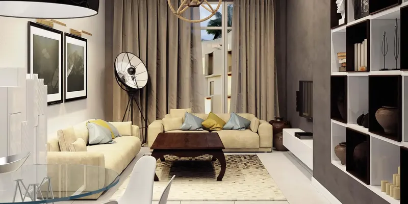 Interior at Janayen Avenue in Mirdif Dubai