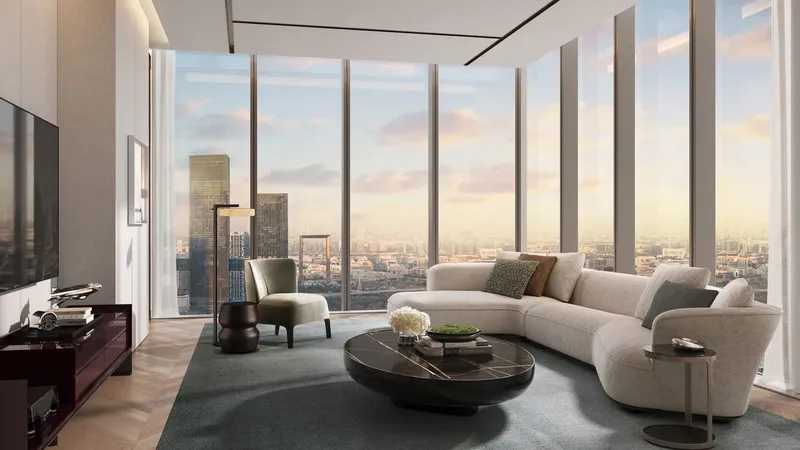 Interior at Jumeirah Residences Emirates Towers in DIFC (Dubai International Financial Center)