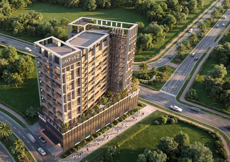 Exterior at Kore by Imtiaz in Dubai Land Residence Complex Dubai