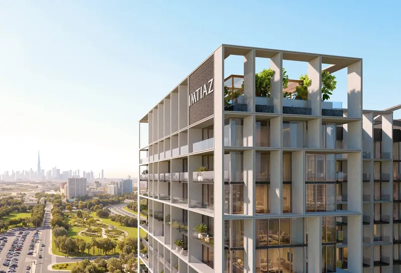 Exterior at Kore by Imtiaz in Dubai Land Residence Complex Dubai