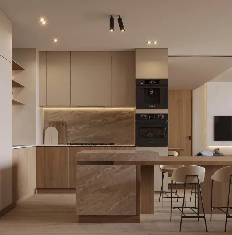 Interior at La Cle by MAAIA in Jebel Ali Village Dubai