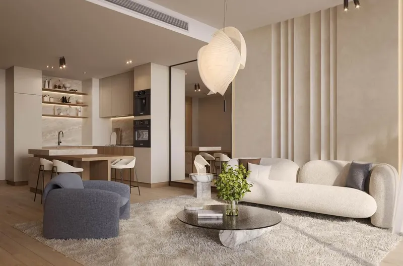 Interior at La Cle by MAAIA in Jebel Ali Village Dubai