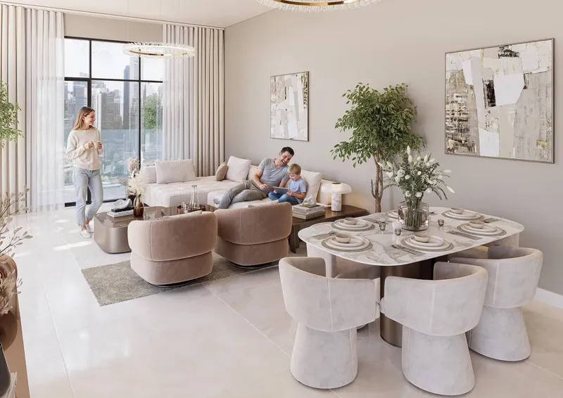 Interior at Lily Tower in Ajman