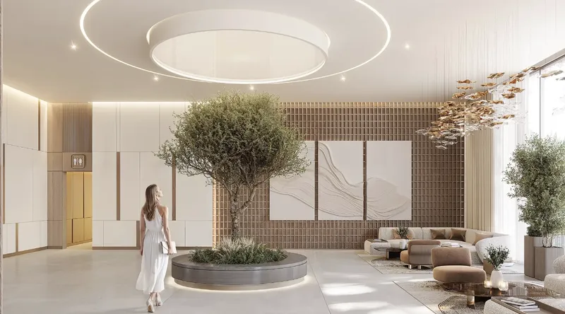 Lobby at Lily Tower in Ajman