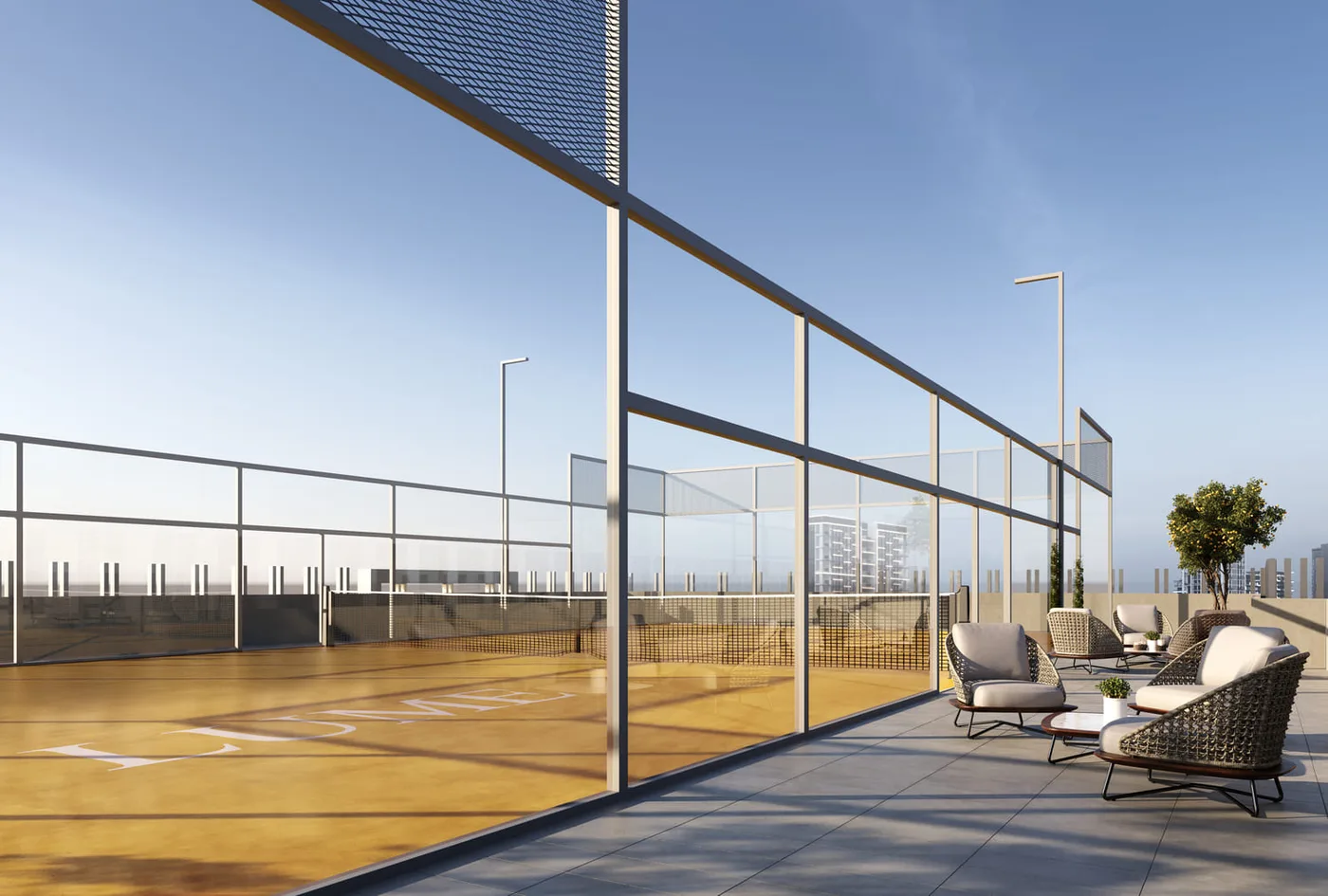 Padel Court amenity image at Lume Residences