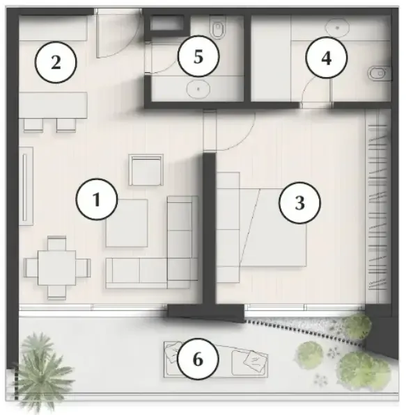 Zaya Developer Lunaya Terraces floor plan
