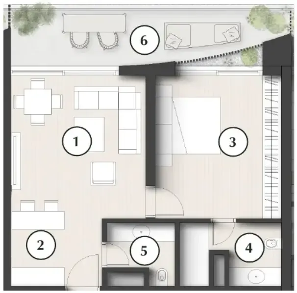 Zaya Developer Lunaya Terraces floor plan