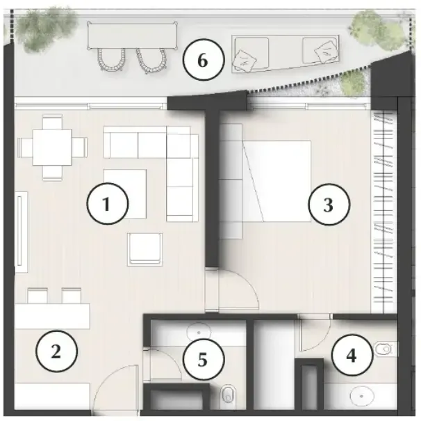 Zaya Developer Lunaya Terraces floor plan