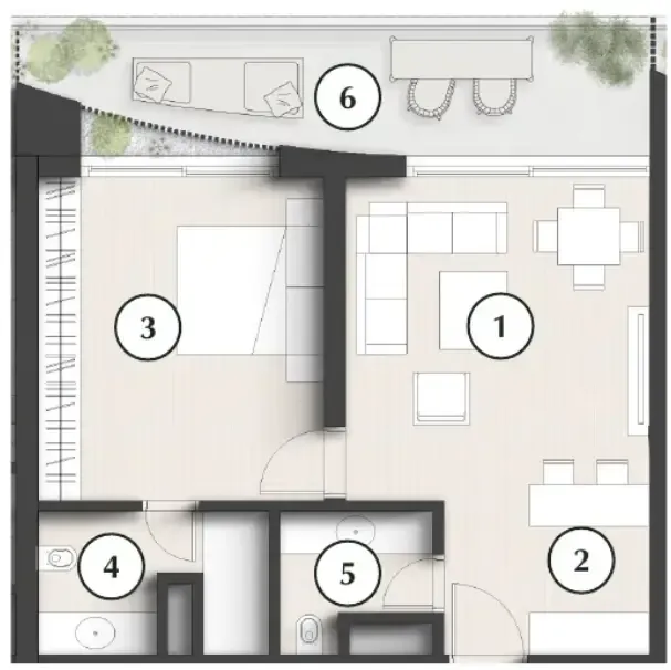 Zaya Developer Lunaya Terraces floor plan