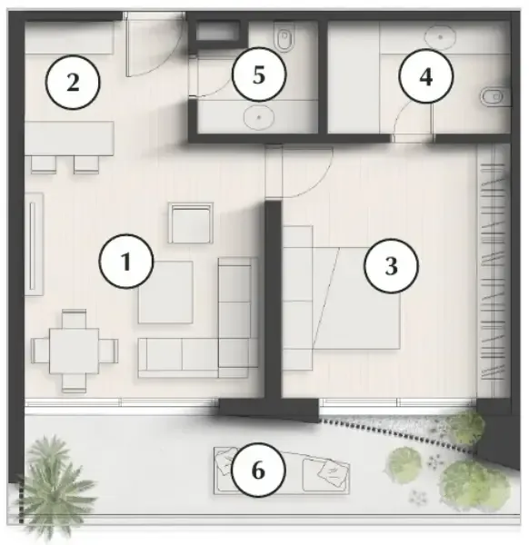 Zaya Developer Lunaya Terraces floor plan
