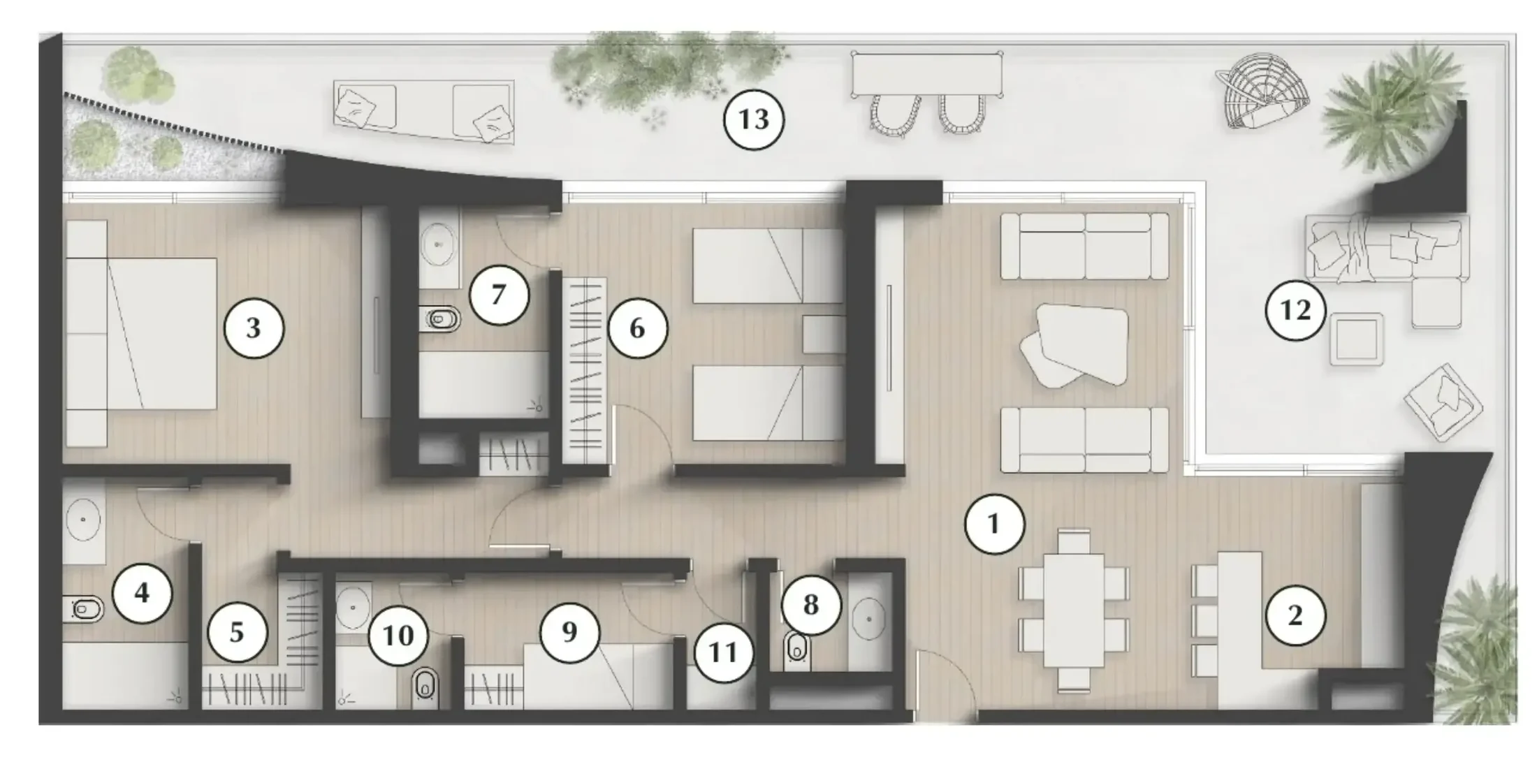 Zaya Developer Lunaya Terraces floor plan