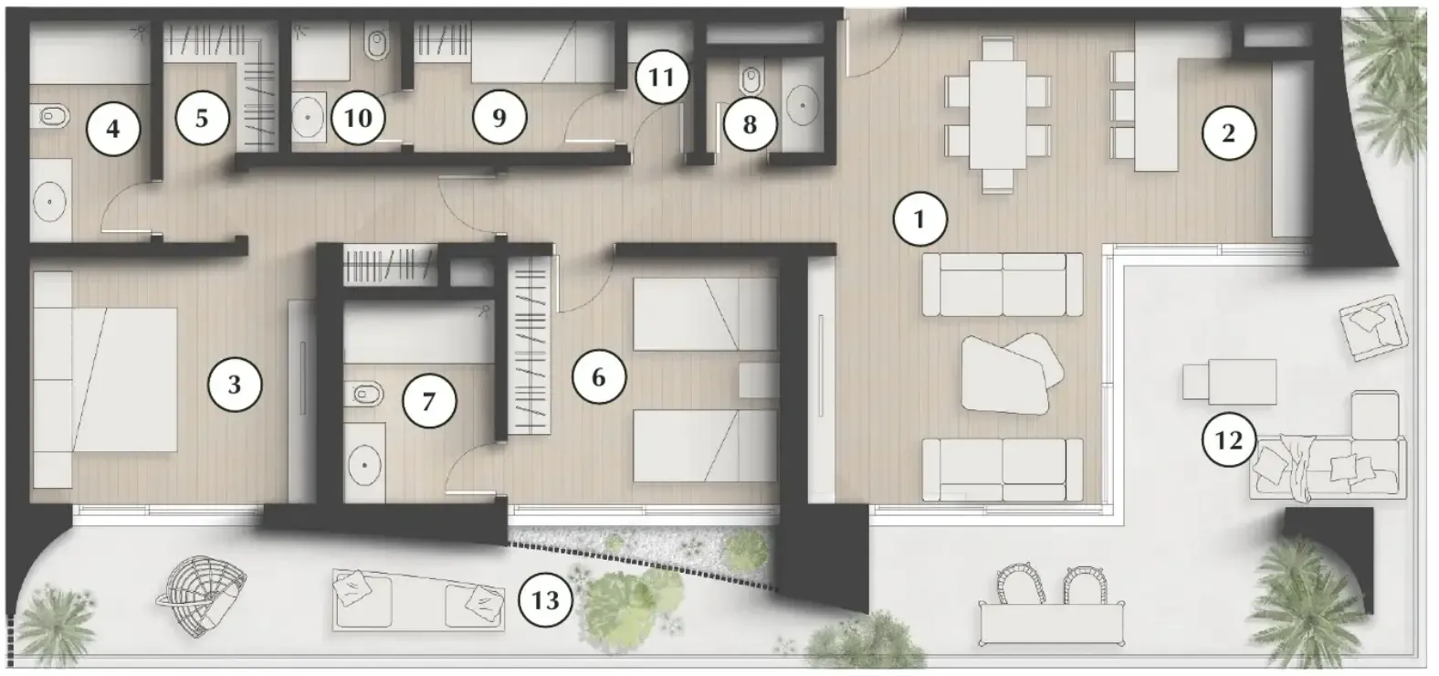 Zaya Developer Lunaya Terraces floor plan
