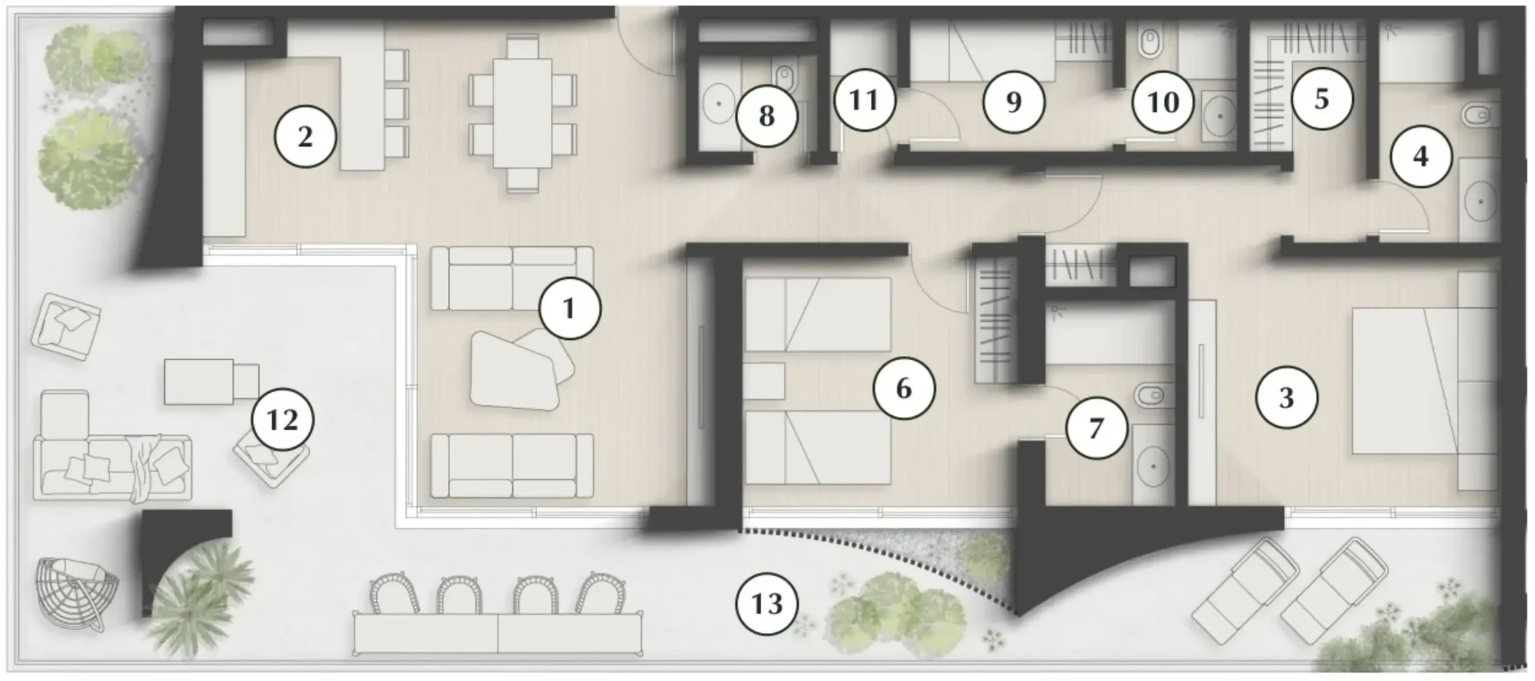 Zaya Developer Lunaya Terraces floor plan