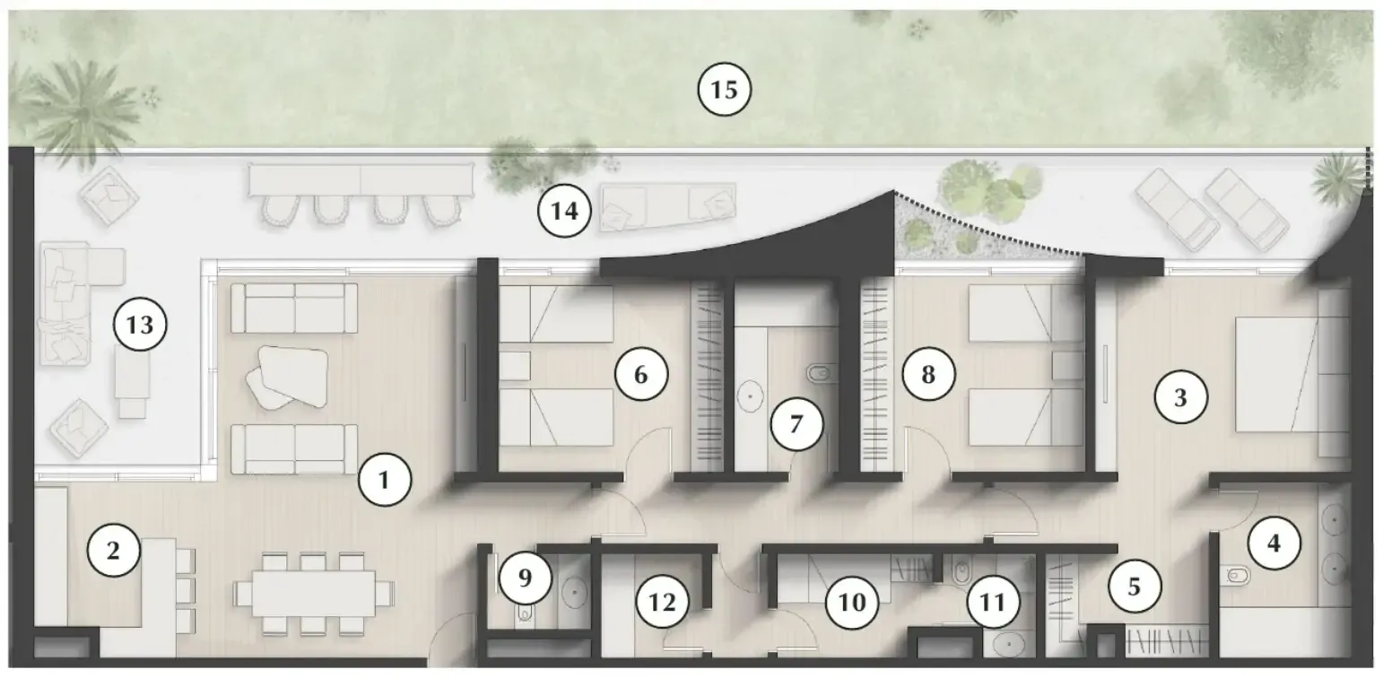 Zaya Developer Lunaya Terraces floor plan