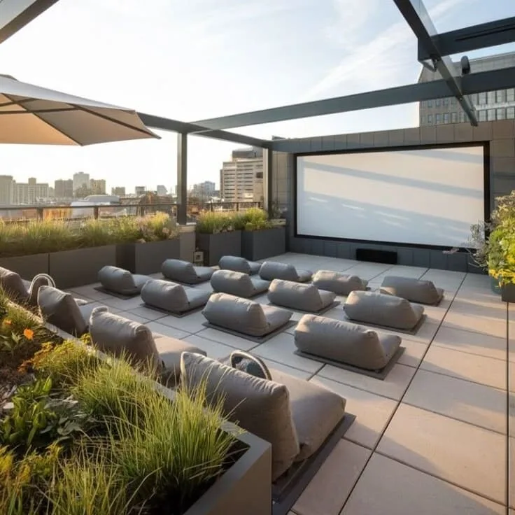 Outdoor Cinema amenity image at Manam Pearl