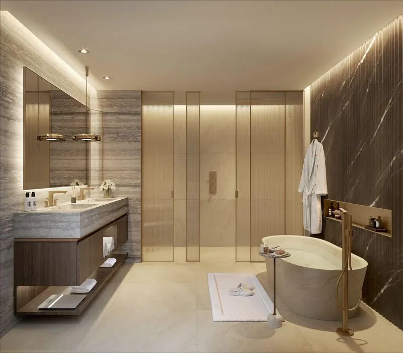 Interior at Mandarin Oriental Residences in Al Saadiyat island Abu Dhabi