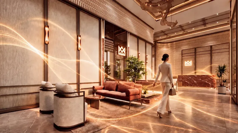 Lobby at Marquis Aura in Dubai South Dubai