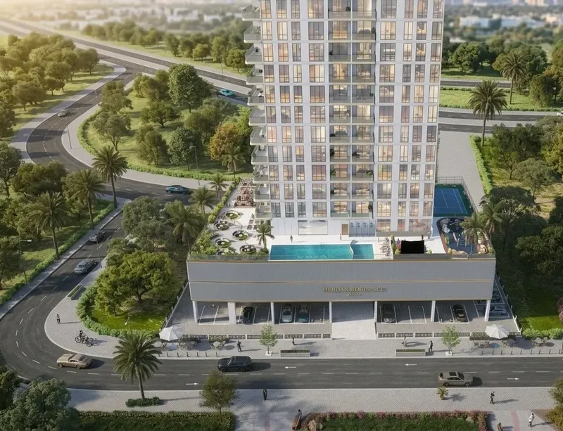 Exterior at Merdan Residences in Dubai Sports City Dubai