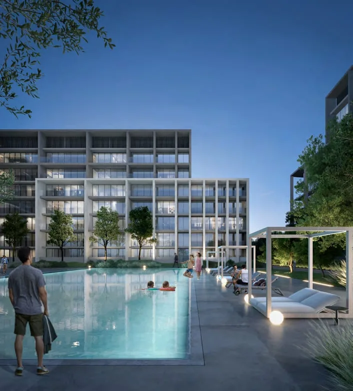 Swimming Pool amenity image at Nesba 1 Aljada