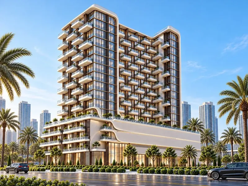 Exterior at New Project by Tarrad in Jebel Ali Freezone Extension Dubai