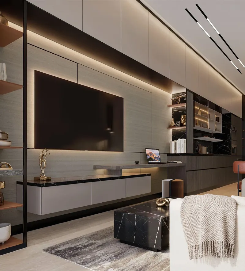 Interior at Ola Residence in Al Marjan Island Ras Al Khaimah