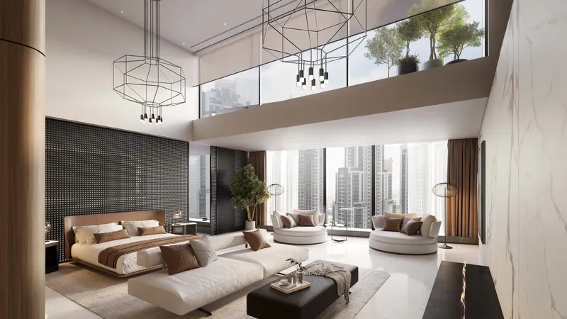 Interior at Opus By Zaha Hadid in Business Bay Dubai