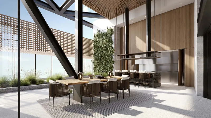 Interior at Opus By Zaha Hadid in Business Bay Dubai