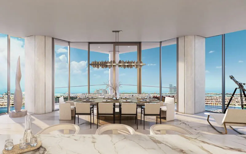 Interior at Palm Beach Tower 3 in Dubai Marina Dubai