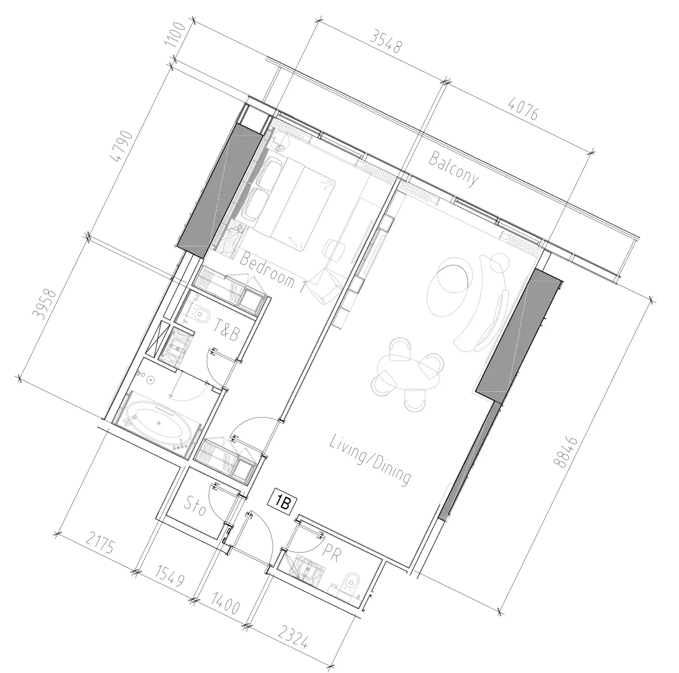 DAMAC Paramount Tower Hotel floor plan