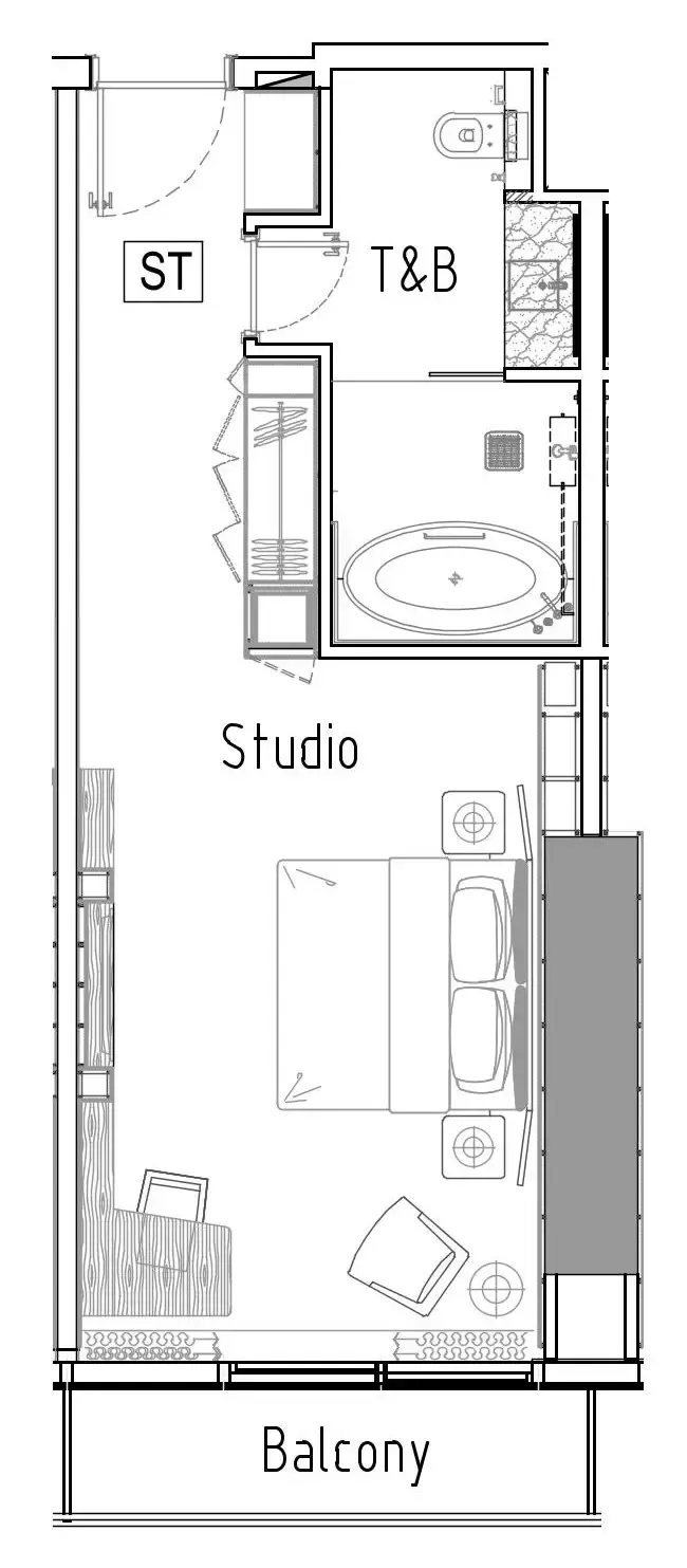 DAMAC Paramount Tower Hotel floor plan