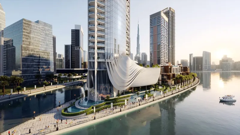 Exterior at Peninsula Jumeirah living Business Bay in Business Bay Dubai