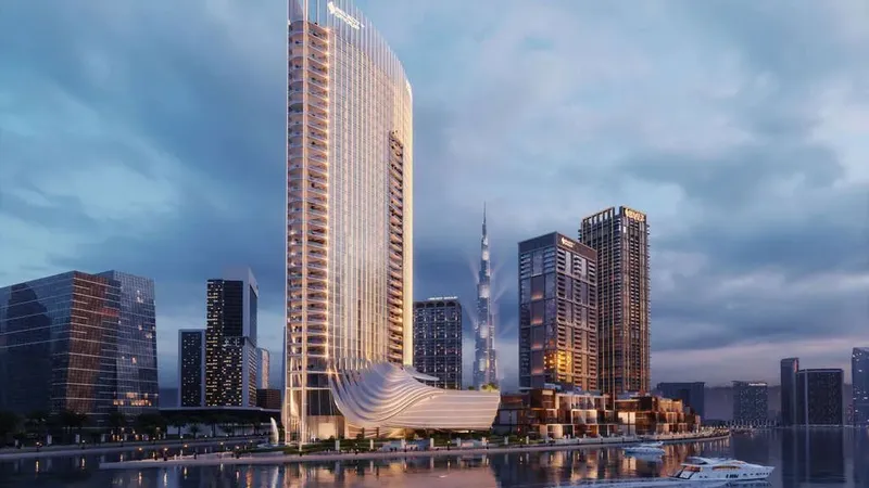 Exterior at Peninsula Jumeirah living Business Bay in Business Bay Dubai
