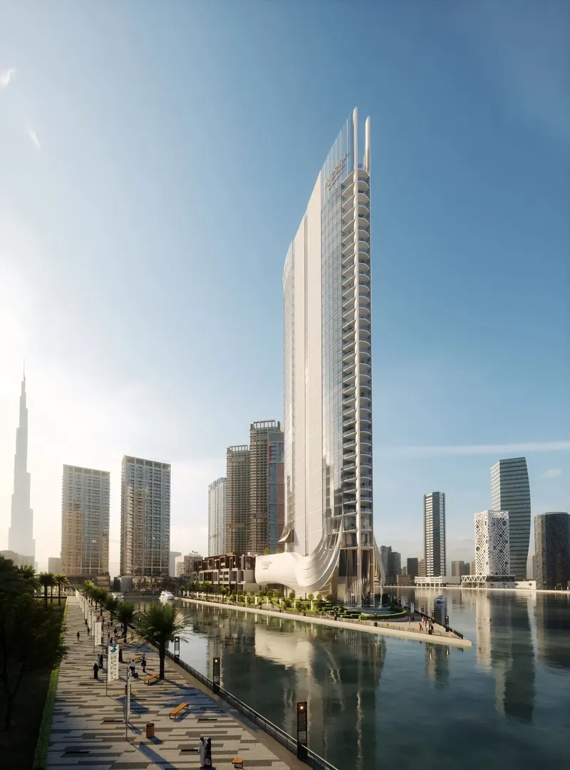Exterior at Peninsula Jumeirah living Business Bay in Business Bay Dubai