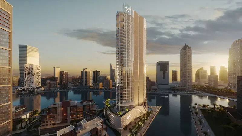 Exterior at Peninsula Jumeirah living Business Bay in Business Bay Dubai