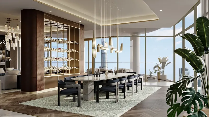 Interior at Peninsula Jumeirah living Business Bay in Business Bay Dubai