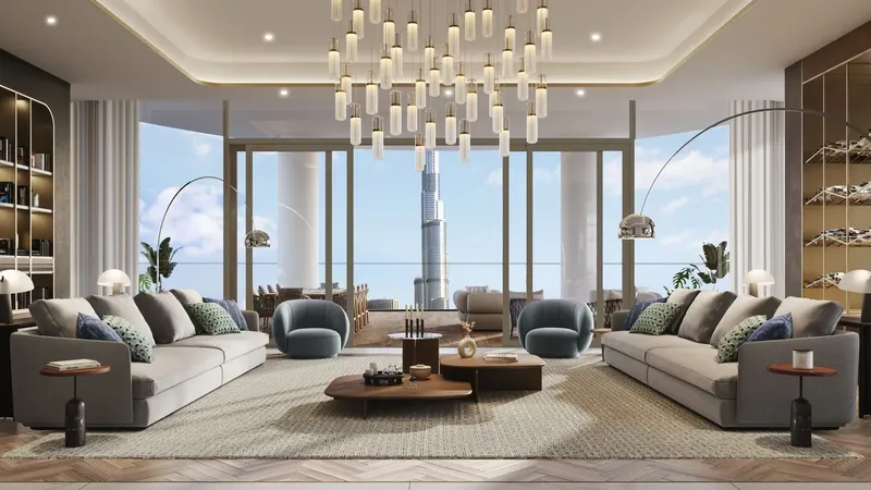 Interior at Peninsula Jumeirah living Business Bay in Business Bay Dubai