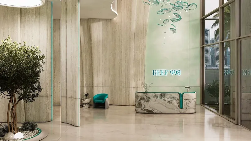 Lobby at Reef 998 in Dubailand Residence Complex Dubai