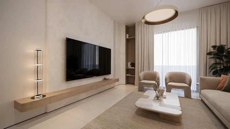 Interior at Reeman Residence 02 in Abu Dhabi Abu Dhabi