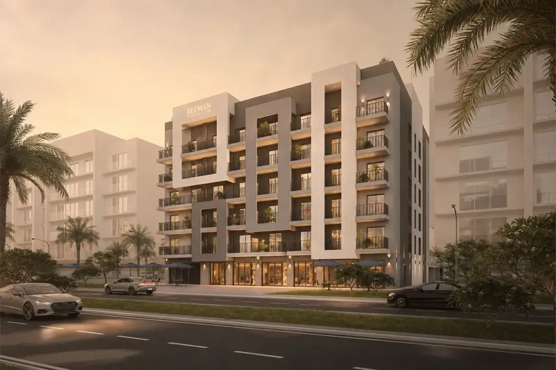 Exterior at Reeman Residence 02 in Abu Dhabi Abu Dhabi