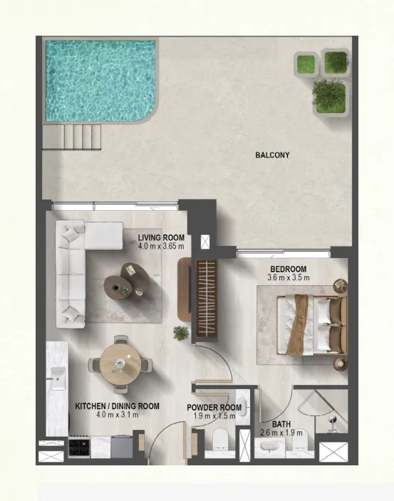 Prestige One Developments Sanctuary floor plan