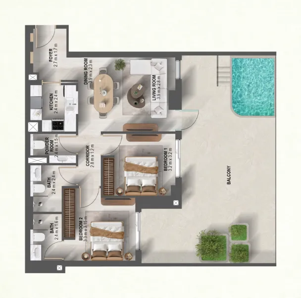 Prestige One Developments Sanctuary floor plan