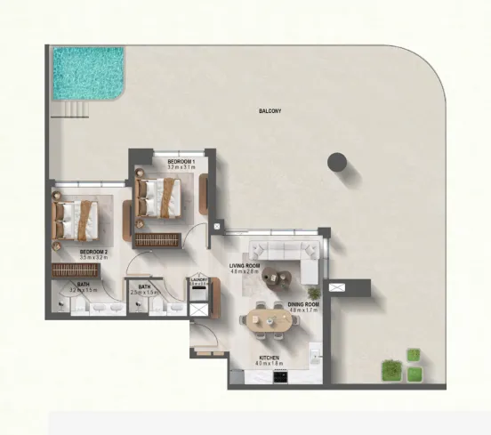 Prestige One Developments Sanctuary floor plan