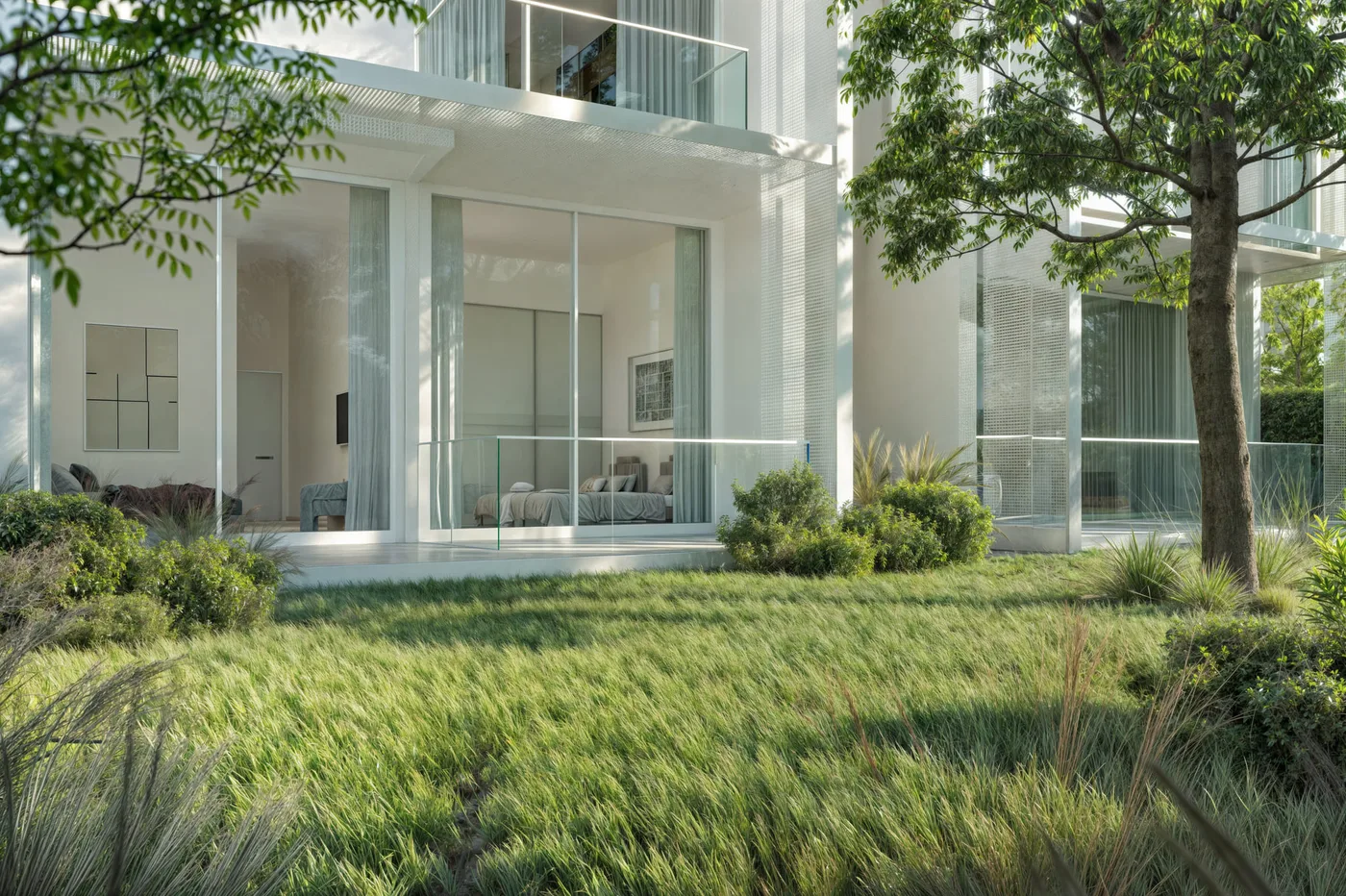 Green Courtyards amenity image at Sealine Residence