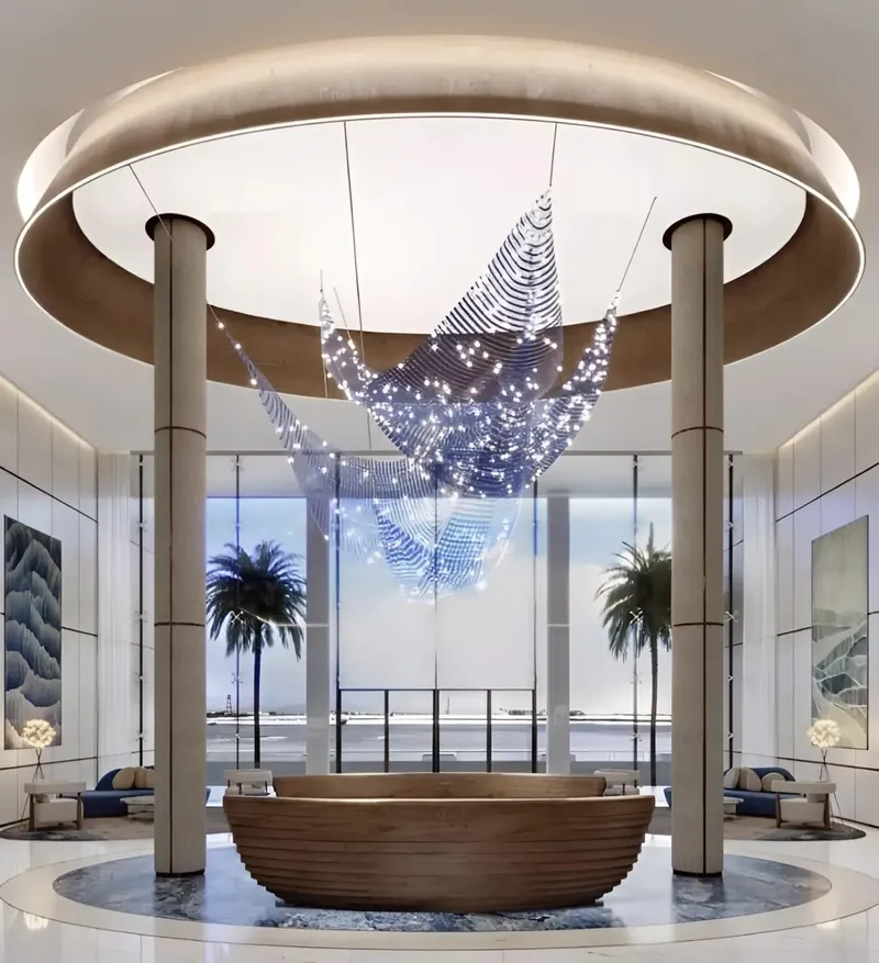 Lobby at Seamont Autograph Collection Residences in Abu Dhabi Abu Dhabi